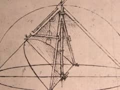 Design for a Parabolic Compass by Leonardo da Vinci