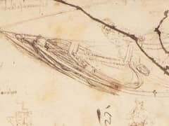 Designs for a Boat by Leonardo da Vinci