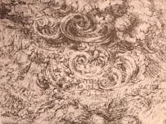 Drawing of an Flood by Leonardo da Vinci