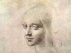 Head of a Girl by Leonardo da Vinci