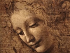 Head of a Woman by Leonardo da Vinci