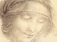 Head of Saint Anne by Leonardo da Vinci 