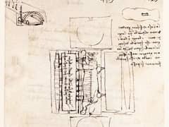 Manuscript Page on the Sforza Monument by Leonardo da Vinci