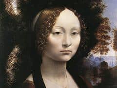 Portrait of Ginevra de' Benci by Leonardo da Vinci