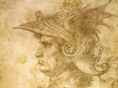 Profile of a Warrior in Helmet by Leonardo da Vinci