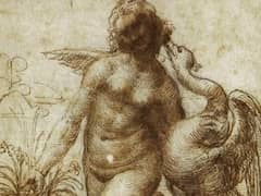 Study for the Kneeling Leda by Leonardo da Vinci