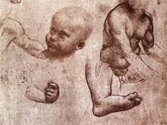 Study of a Child by Leonardo da Vinci