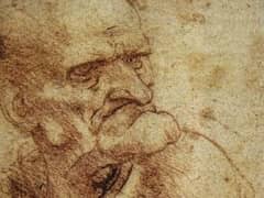 Study of an Old Man by Leonardo da Vinci
