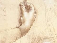 Study of Hands by Leonardo da Vinci 