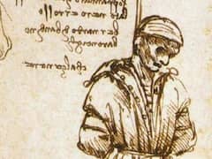 Study of the Hanged Bernardo di Bandino Baroncelli Assassin of Giuliano de Medici by Leonardo da Vinci