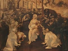 The Adoration of the Magi by Leonardo da Vinci