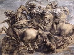 The Battle of Anghiari by Leonardo da Vinci