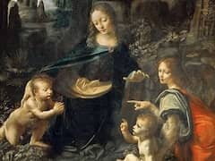 The Virgin of the Rocks, Louvre by Leonardo da Vinci