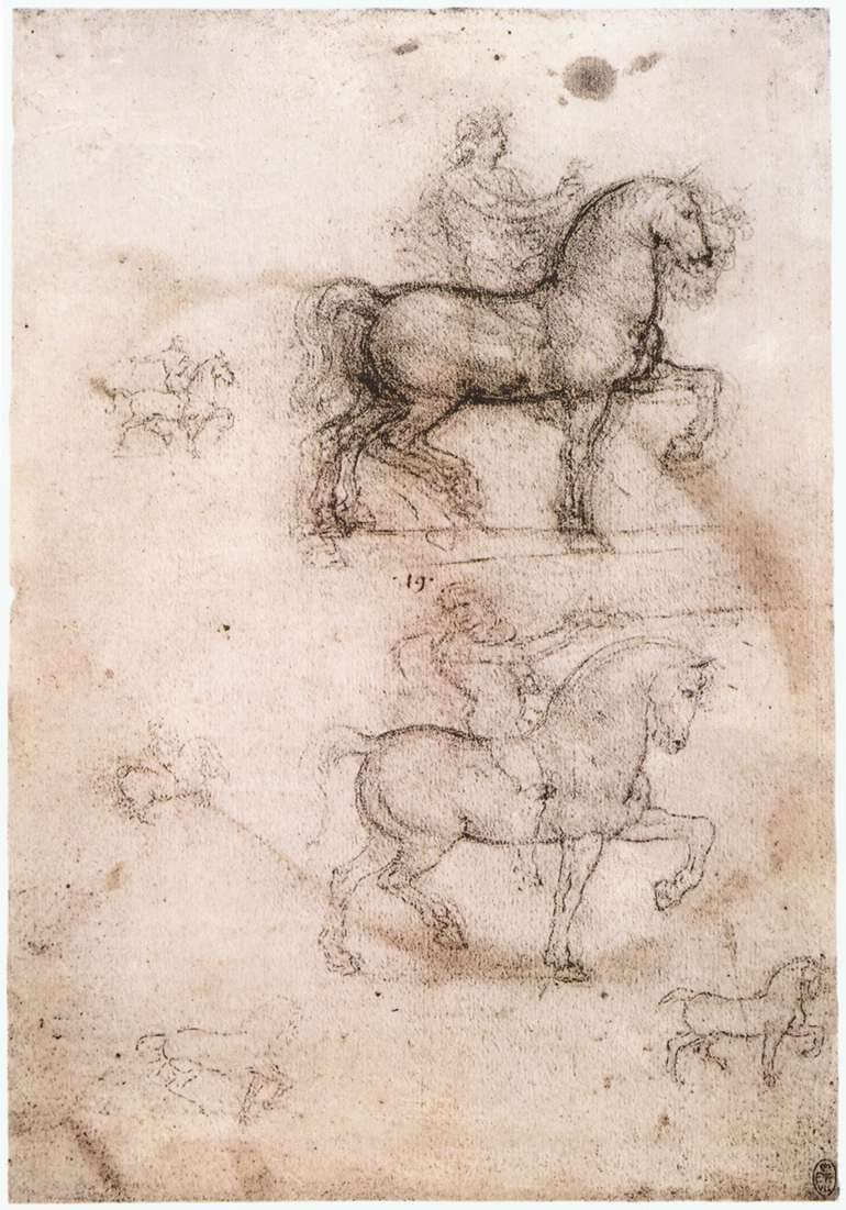 Equestrian Monument - by Leonardo da Vinci
