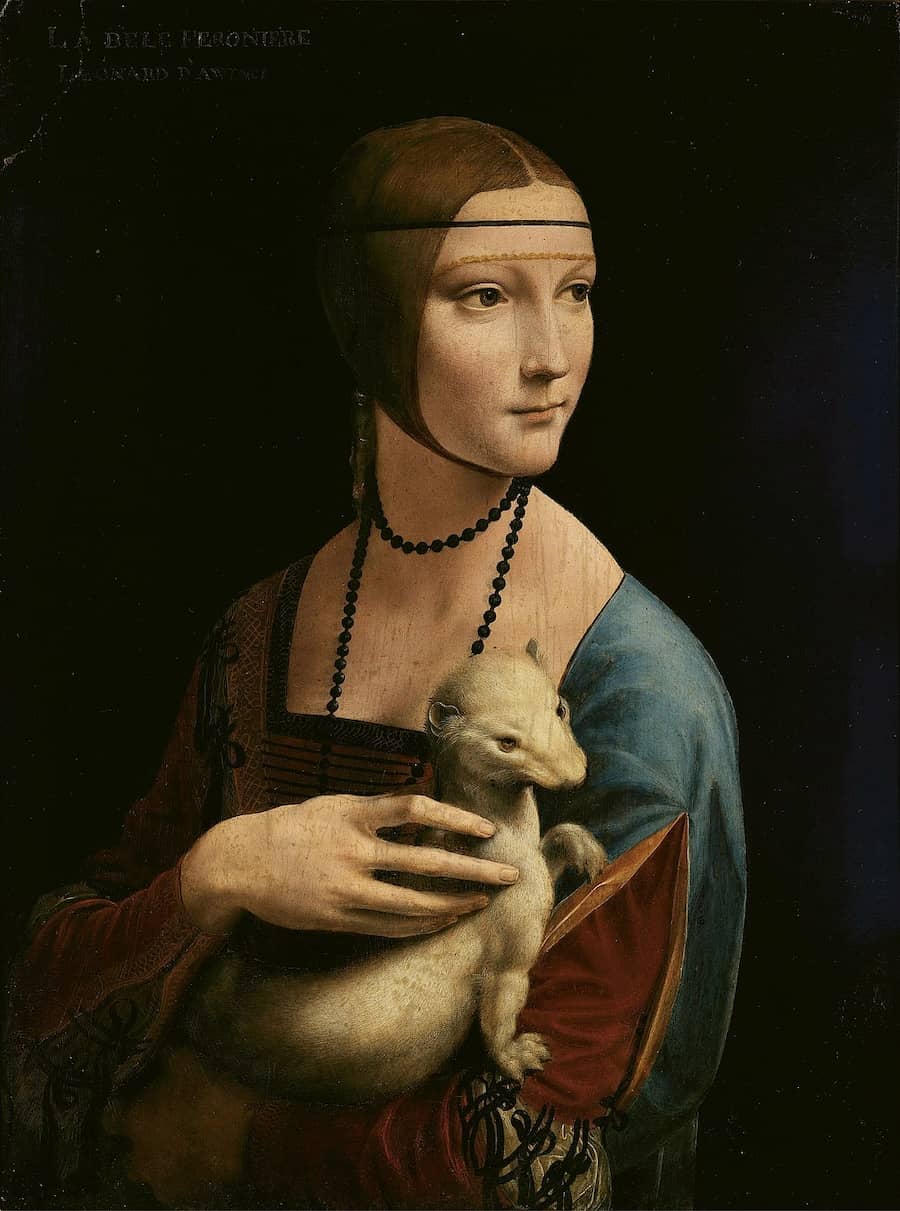 Lady with	an Ermine by Leonardo da Vinci