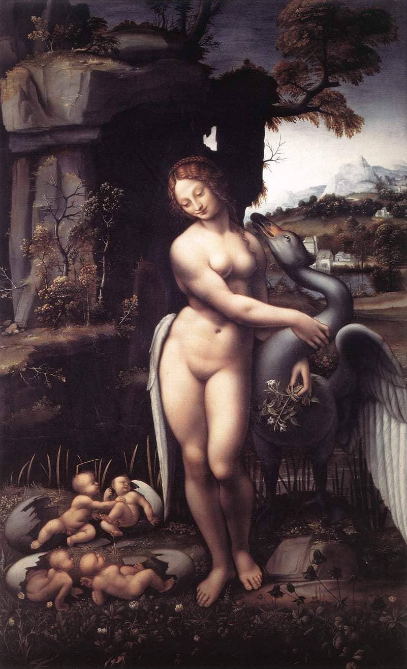 Leda and the Swan by Leonardo da Vinci
