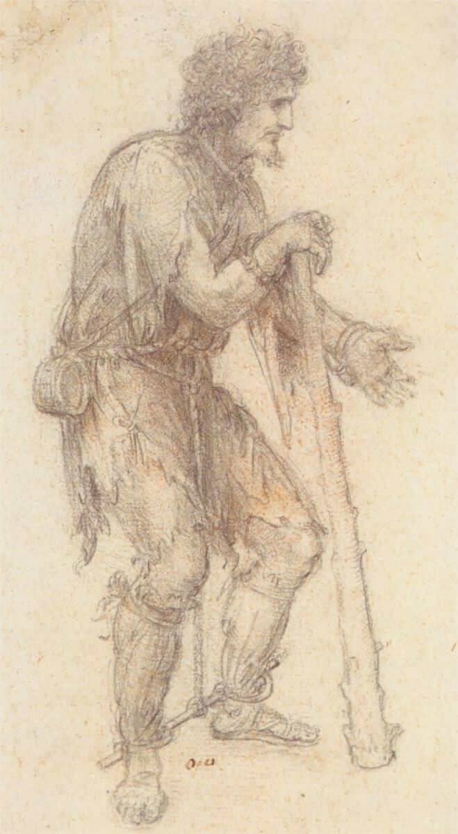 Masquerader in the Guise of a Prisoner by Leonardo da Vinci