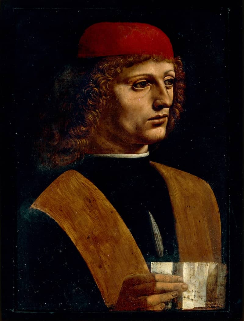 Portrait of a Musician - by Leonardo da Vinci